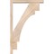 Ekena Millwork Merced Block Smooth Bracket w/ Offset Brace, Douglas Fir, 3 1/2"W x 20"D x 32"H BKT0402X20X32MRC05SDF - alternate 4